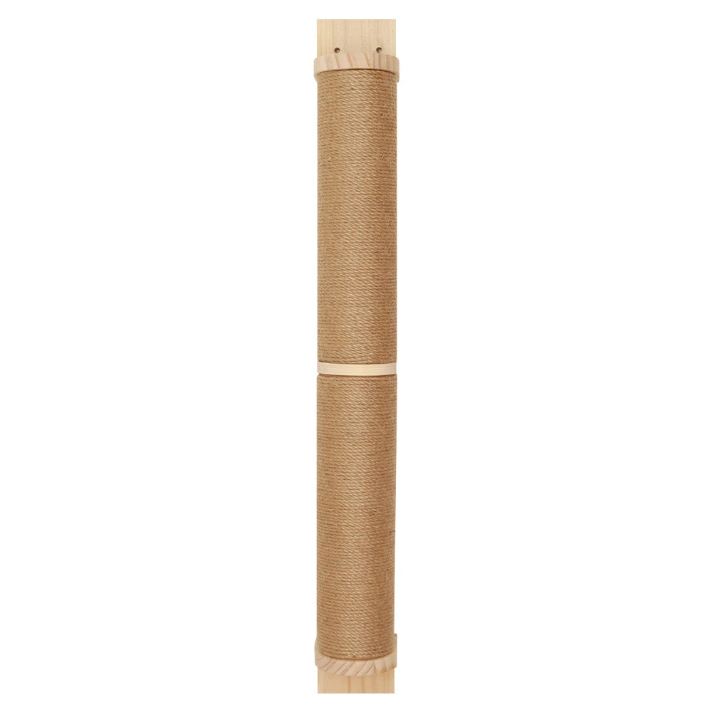 Arbre à chat mural en bois, support mural pour chatons et grands chats, poteaux plus épais pour une utilisation multifonctionnelle