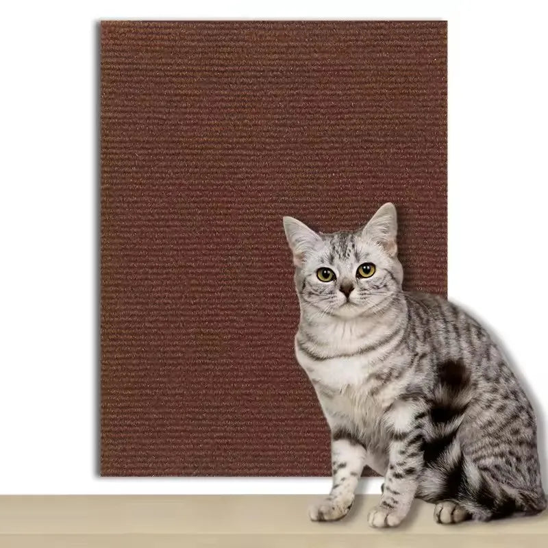 Tapis de protection pour canapé et griffoir pour chat, découpable, auto-adhésif, à monter soi-même
