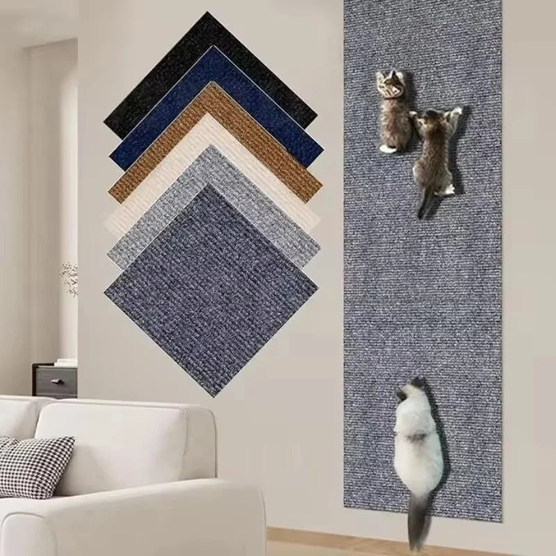 Tapis de protection pour canapé et griffoir pour chat, découpable, auto-adhésif, à monter soi-même