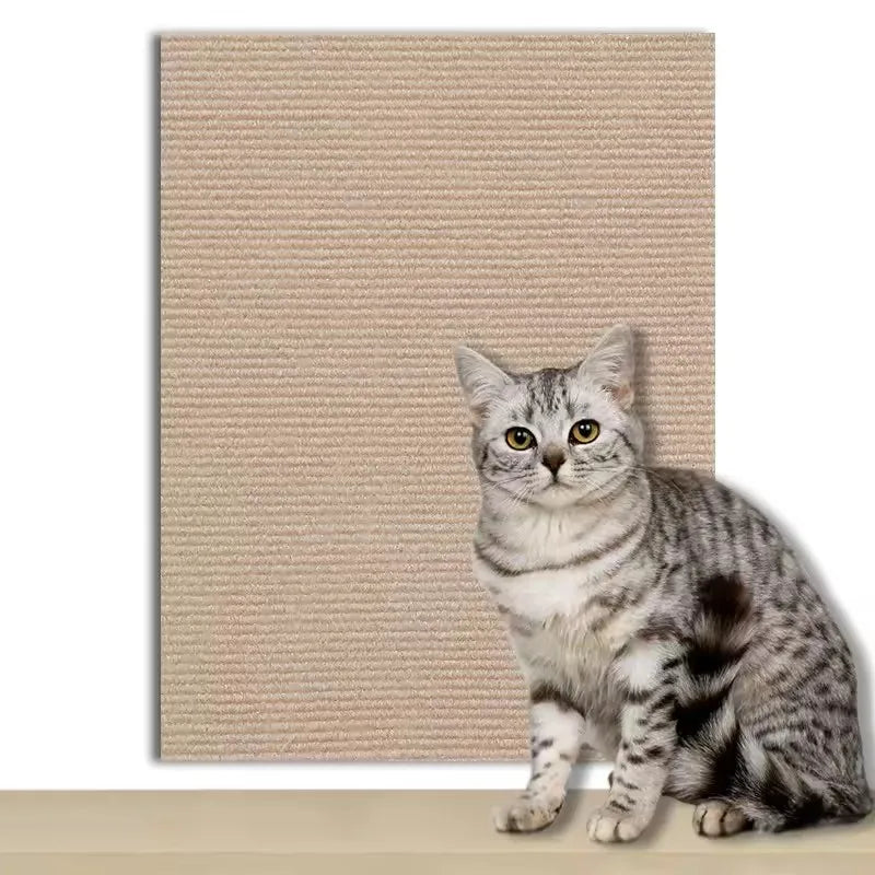 Tapis de protection pour canapé et griffoir pour chat, découpable, auto-adhésif, à monter soi-même