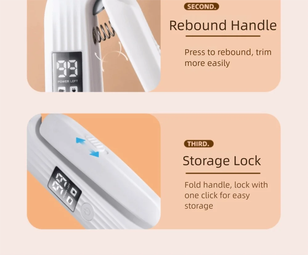Coupe-ongles électrique portable 2 en 1 pour animaux de compagnie avec lumières LED, lime à ongles multifonctionnelle.